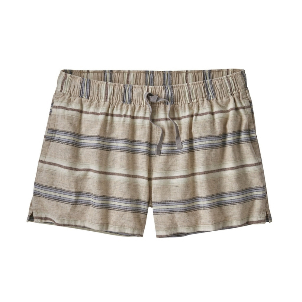 Patagonia Island Hemp Baggies Shorts | 3" Inseam | Striped Boho Neutral Sz S - Picture 3 of 12